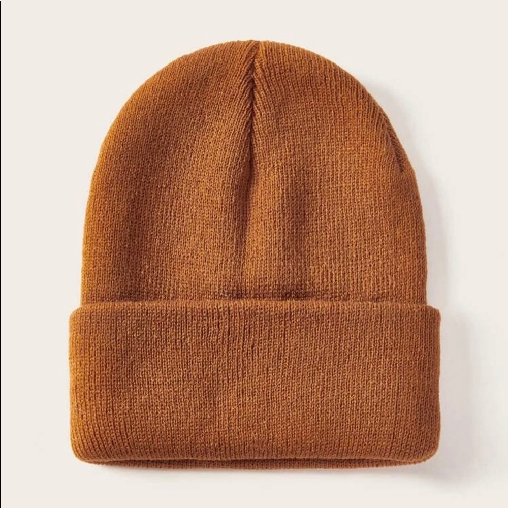 Solid Brown Beanie